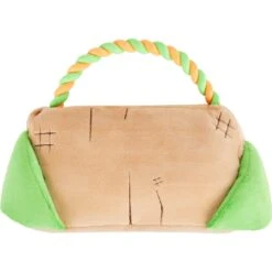 Frisco Halloween "Will Do Tricks For Treats" Sign Plush With Rope Squeaky Dog Toy -Frisco 344172 PT2. AC SS1800 V1657657049