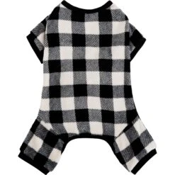 Frisco Plaid Dog & Cat Fleece Pajamas -Frisco 353755 PT4. AC SS1800 V1659725808