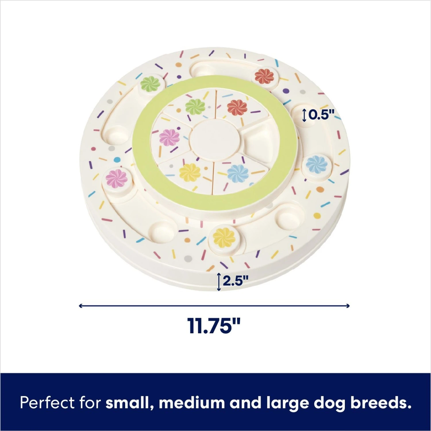 Frisco Tiered Cake Interactive Puzzle Dog Toy, Easy 2 Frisco Tiered Cake Interactive Puzzle Dog Toy, Easy - Image 2