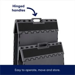 Frisco Foldable Cat & Dog Plastic Stairs, Grey -Frisco 540726 PT2. AC SS1800 V1677161122