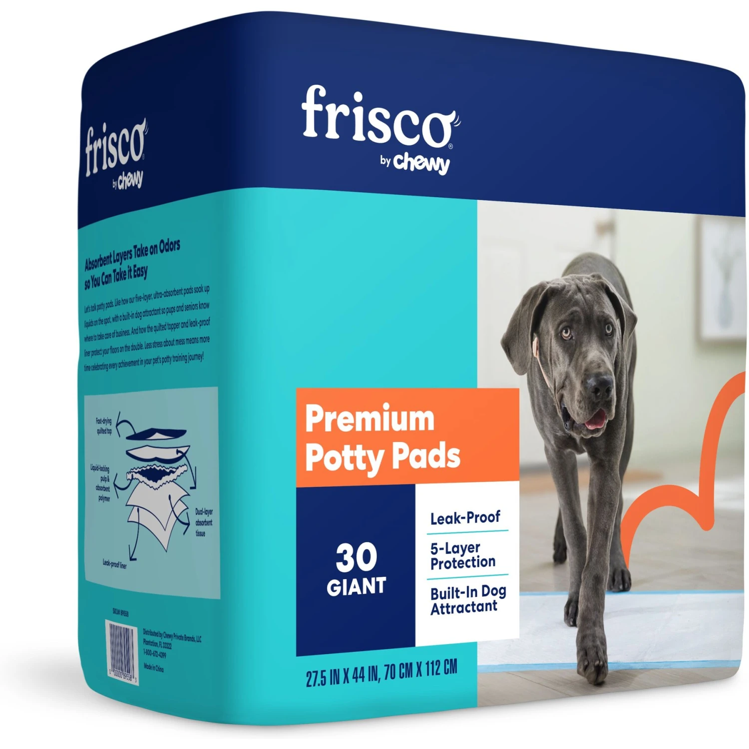 Frisco Premium Giant Dog Training & Potty Pads & American Journey Peanut Butter Recipe Grain-Free Oven Baked Crunchy Biscuit Dog Treats 2 Frisco Premium Giant Dog Training & Potty Pads & American Journey Peanut Butter Recipe Grain-Free Oven Baked Crunchy Biscuit Dog Treats - Image 2