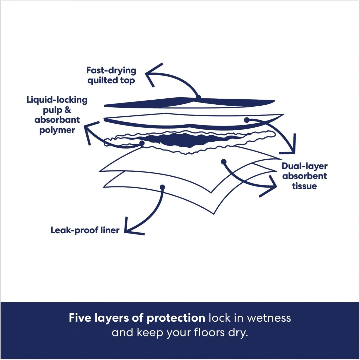 Frisco Premium Giant Dog Training & Potty Pads & American Journey Peanut Butter Recipe Grain-Free Oven Baked Crunchy Biscuit Dog Treats 5 Frisco Premium Giant Dog Training & Potty Pads & American Journey Peanut Butter Recipe Grain-Free Oven Baked Crunchy Biscuit Dog Treats - Image 5