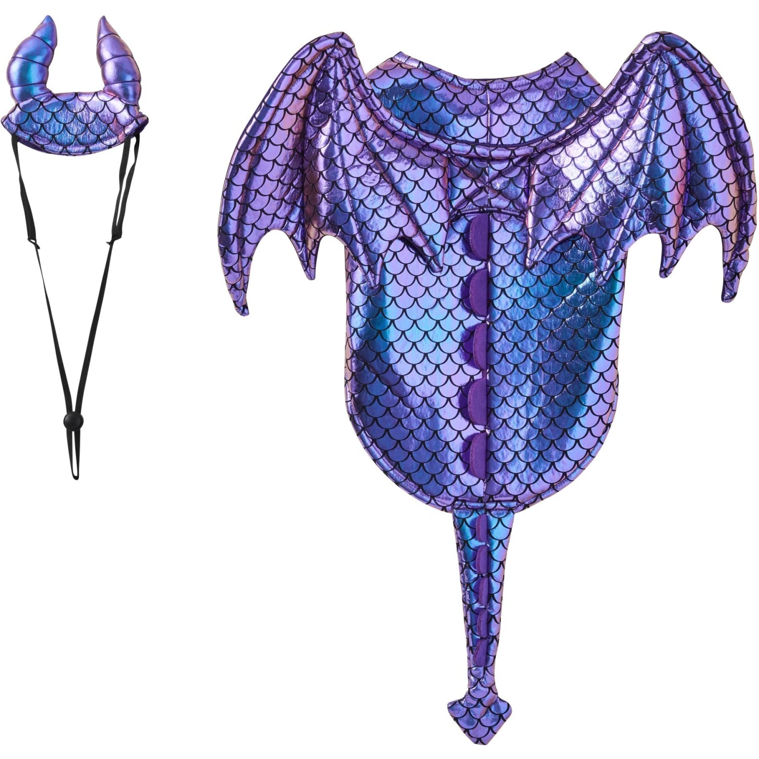 Frisco Dragon Dog & Cat Costume Accessory 4 Frisco Dragon Dog & Cat Costume Accessory - Image 4