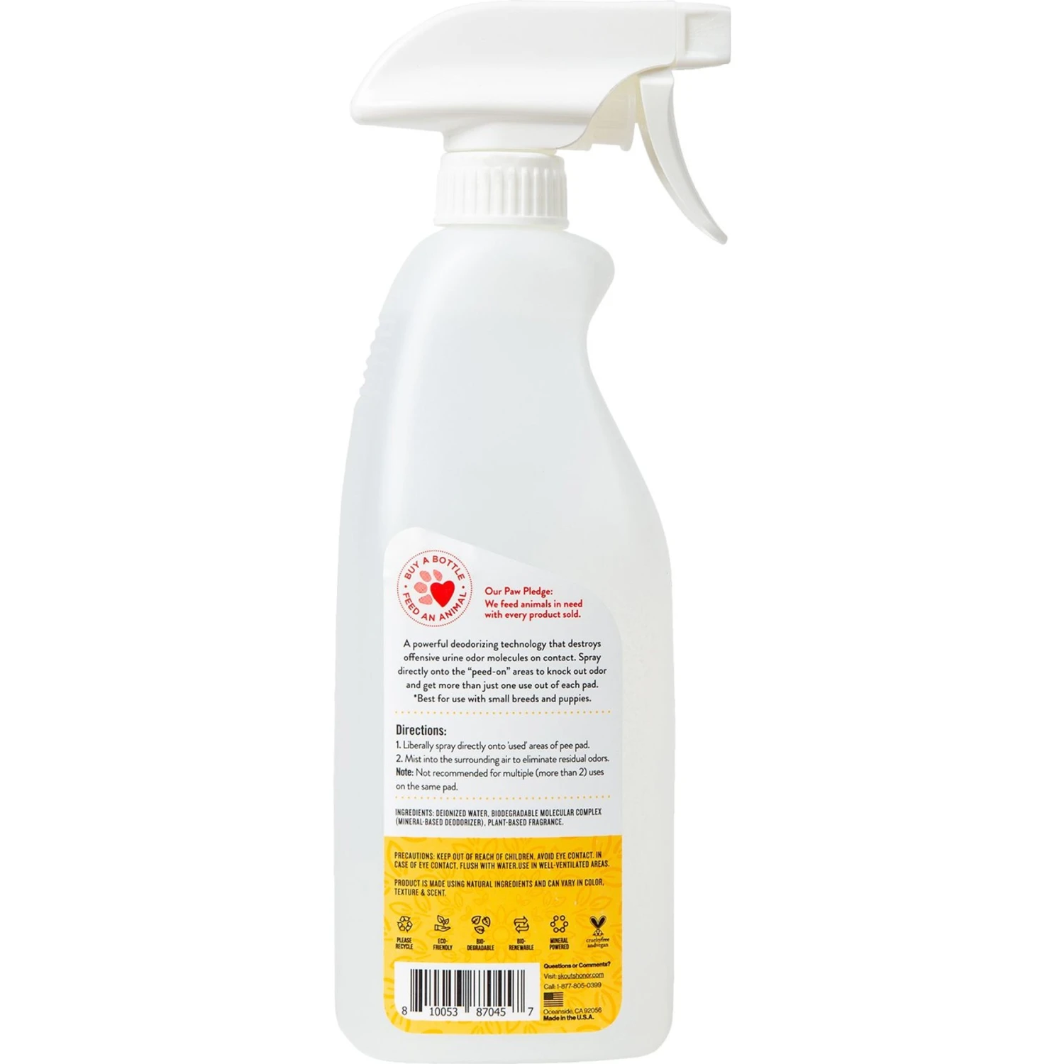 Skout's Honor Dog Pee Pad Refresher Spray, 28-oz Bottle & Frisco Washable Dog Potty Pads 3 Skout's Honor Dog Pee Pad Refresher Spray, 28-oz Bottle & Frisco Washable Dog Potty Pads - Image 3