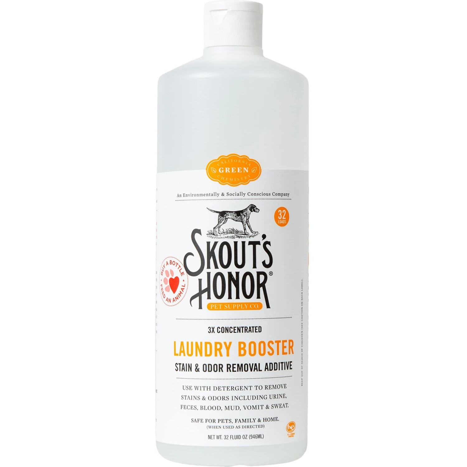 Skout's Honor Laundry Booster Stain & Odor Removal Additive, 32-oz Bottle & Frisco Washable Female Diaper 2 Skout's Honor Laundry Booster Stain & Odor Removal Additive, 32-oz Bottle & Frisco Washable Female Diaper - Image 2