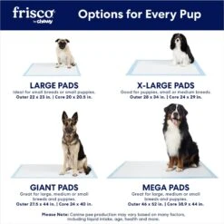 Frisco Mega Non-Skid Ultra Premium Dog Training & Potty Pads 10 Frisco Mega Non-Skid Ultra Premium Dog Training & Potty Pads -Frisco 793822 PT3. AC SS1800 V1683033861